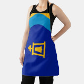 Schürze unter der Flagge von Riverside (InSitu)