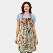 Schürze Vintager Blume (Getragen)