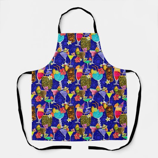 Schürze von Barkeeper, Bar, Schürze von Tropen, (Vorderseite)