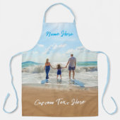 Schürze von benutzerdefinierten Foto-Textnamen mit (Vorderseite)