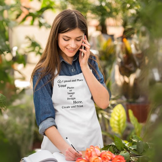 Schürze von Design oder Foto Upload