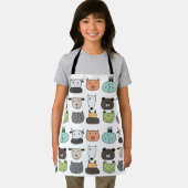 Schürze von Kindern - Gesichter von Nutztieren (Insitu)