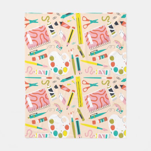 Schürze von Kunstwerken Fleecedecke (Vorderseite)