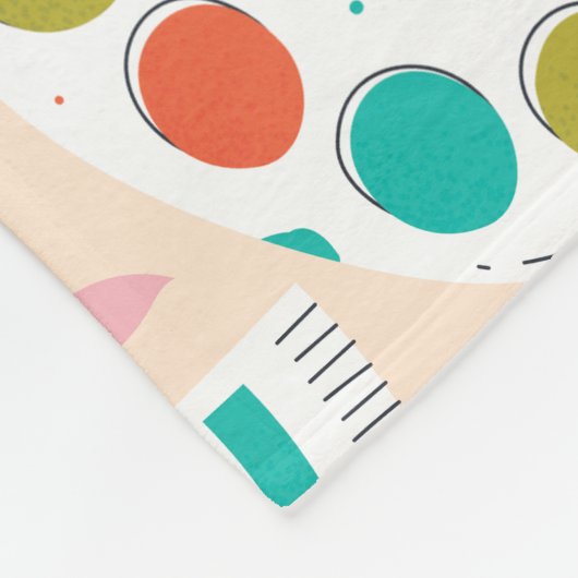 Schürze von Kunstwerken Fleecedecke (Ecke)