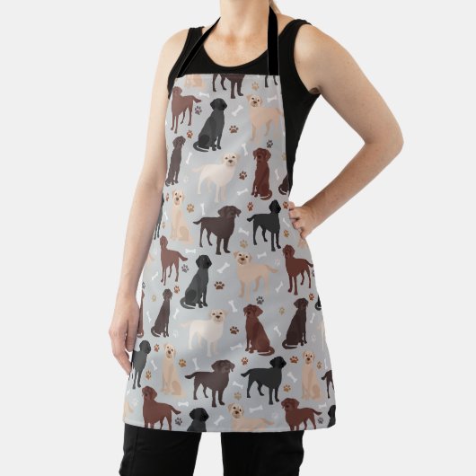 Schürze von Labrador Retriever Paws and Bones (InSitu)