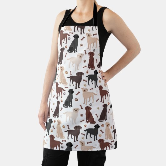 Schürze von Labrador Retriever Paws and Bones (InSitu)