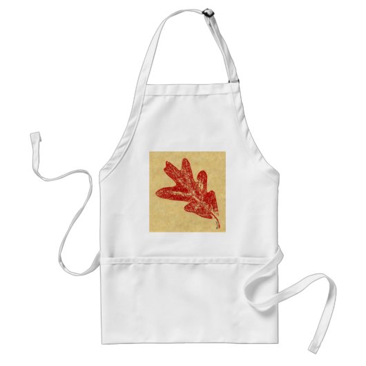 Schürze von Leaf Nature Print (Vorne)
