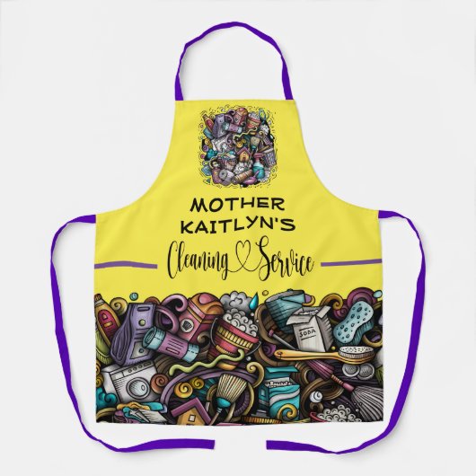 Schürze von Personal- oder Reinigungsdiensten (Vorderseite)