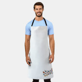 Schürze von Schmetterlingsmustern (Getragen)