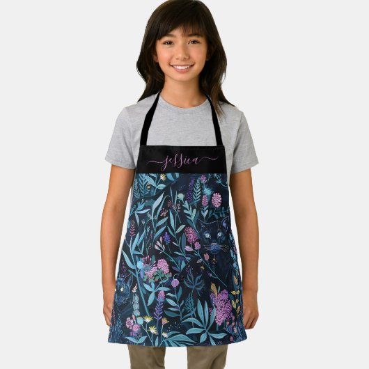 Schürze von Schwarz-Panther-Blätterskripten (Insitu)