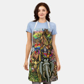 Schürze von Tieren (Getragen)