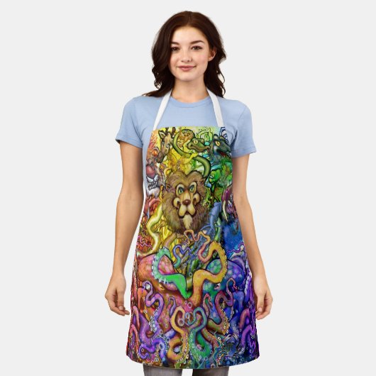 Schürze von Tieren (Getragen)