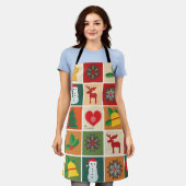 Schürze Weihnachtsmotive (Getragen)