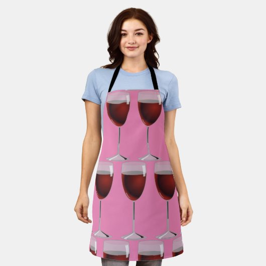 SCHÜRZE WEINLOVER (Getragen)