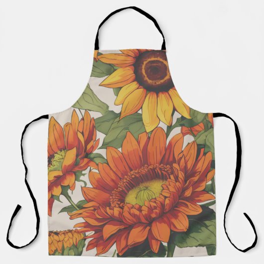 Schürze zu Halloween oder Erntedank (Vorderseite)