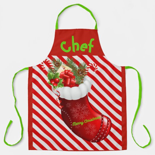 Schürze zum WeihnachtsKoch (Vorderseite)