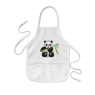 Schürzen. Foto Panda. Kinderschürze