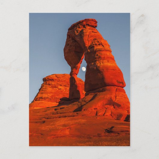 Schuss auf den Mond Postkarte (Vorderseite)