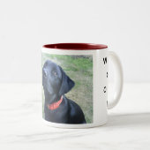 Schuss-Barke! Zweifarbige Tasse (VorderseiteRechts)