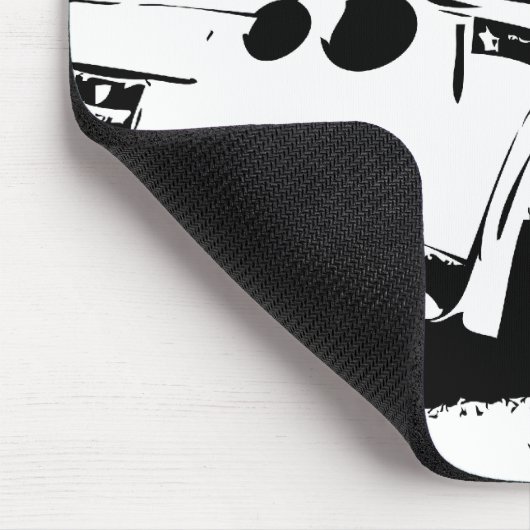 Schuss der Skyline-hinteren Ansicht Mousepad (Ecke)