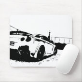 Schuss der Skyline-hinteren Ansicht Mousepad (Mit Mouse)