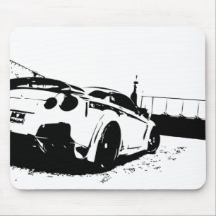 Schuss der Skyline-hinteren Ansicht Mousepad