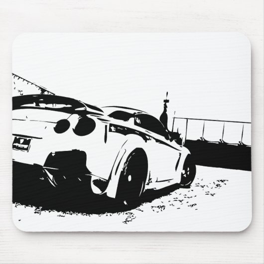 Schuss der Skyline-hinteren Ansicht Mousepad (Vorne)
