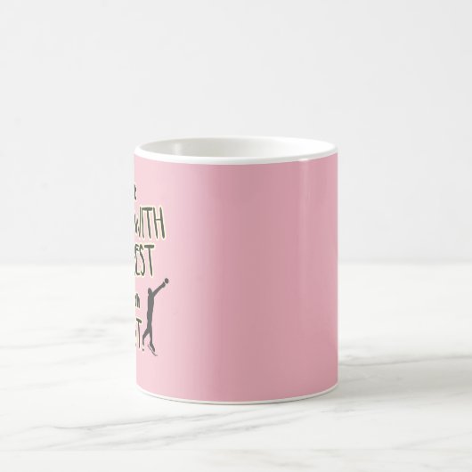 Schuss gesetzter Throw mit der Besten Kaffee-Tasse Kaffeetasse (Mittel)