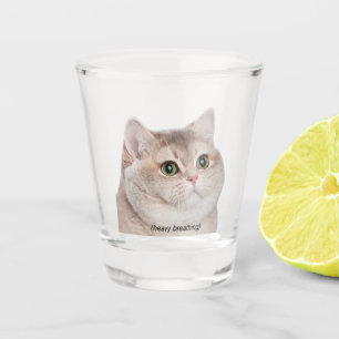 Schuss Glas schwere Atmung Cat Meme