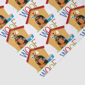 Schuss-Hund Seidenpapier (Ausschnitt)