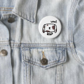 Schuss. Hundeknopf/-Abzeichen Button (Beispiel)