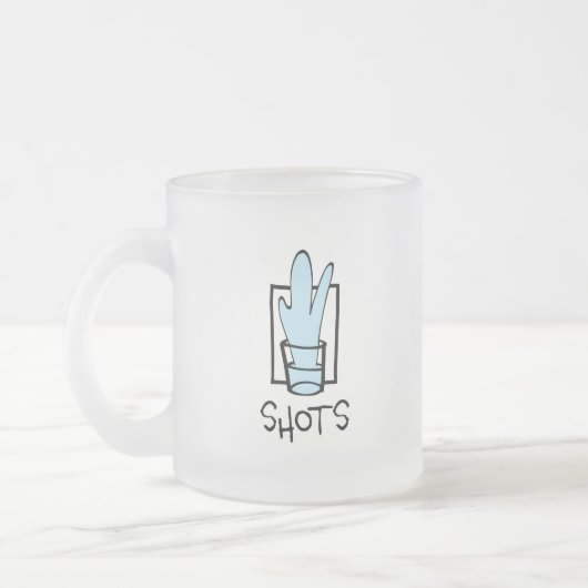 Schuss Mattierte Tasse (Links)