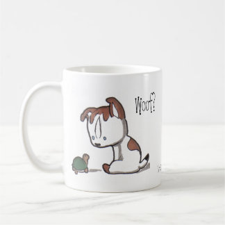 Schuss? Meow! Kitty-u. Welpen-Tasse! Kaffeetasse