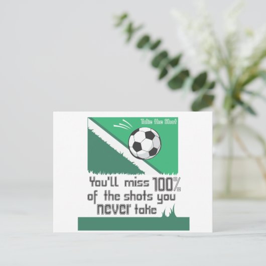 Schuss! Postkarte (Stehend Vorderseite)