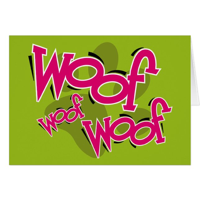 Schuss-Schuss-Karte (Vorderseite (Horizontal))