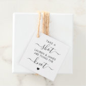 Schuss, sie binden die Knotenhochzeit Geschenkanhänger (Beispiel)