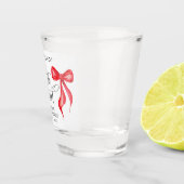 Schuss, sie bindet das Brautparty des Knotens Schnapsglas (Rechts)