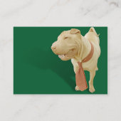 Schuss-Tag bei der Arbeit Visitenkarte (Rückseite)