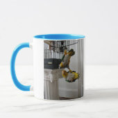 Schuss u. Meow Tasse (Links)