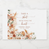 Schuss, wir binden die Gottesmutter-Hochzeit Alkoholflaschenetikett (Einzelnes Label)