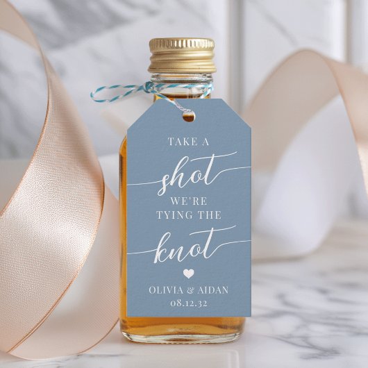 Schuss, wir binden die Knotehe Geschenkanhänger