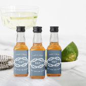 Schuss, wir tippen die Gastgeschenk Hochzeit des K Alkoholflaschenetikett