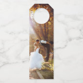 Schuss, wir tippen die Knotehe. Flaschenanhänger (Rückseite)