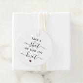 Schuss, wir tippen die Knotehe. Geschenkanhänger (Beispiel)