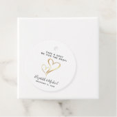 Schuss, wir tippen die Knoten Hochzeit Geschenkanhänger (Beispiel)