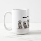 SCHUSS, WOOFIER, WOOFIEST! KAFFEETASSE (Links)