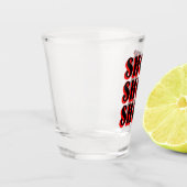Schüsse Schüsse Schüsse Schnapsglas (Links)