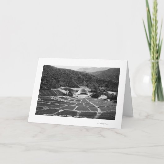 Schüssel-Ansicht Hollywood, Kalifornien Hollywood Karte (Vorderseite)