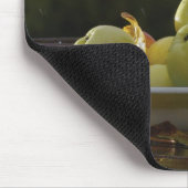 Schüssel Äpfel und Blätter Mousepad (Ecke)