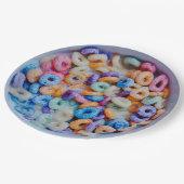 Schüssel buntes Getreide-WegwerfpapierTeller Pappteller (Schrägansicht)
